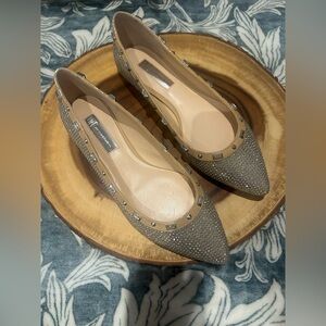 INC International Concepts Zabbie Pointed-Toe Studded Flats – Women’s 7M